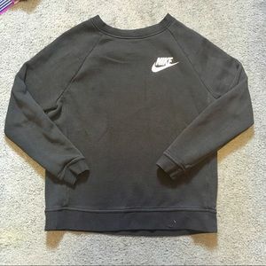 Nike Oversized Crewneck Sweatshirt Black Size S